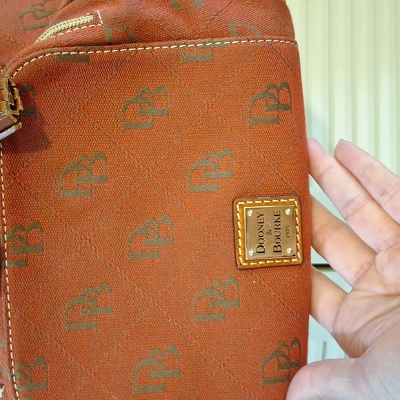 Dooney & Bourke Red Monogram Backpack Bag - Picture 2 of 7